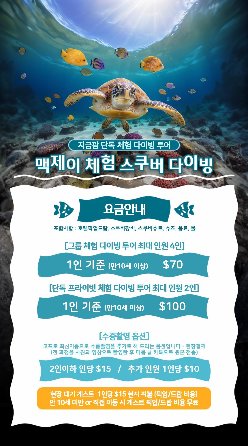 맥제이 체험 스쿠버 다이빙 상세 이미지 2